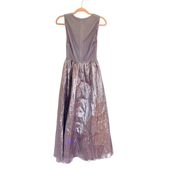 ATOIR Kind of Bliss Dress Size 2/ XS Metallic Purple Maxi Party Cocktail $297 - Picture 3 of 5